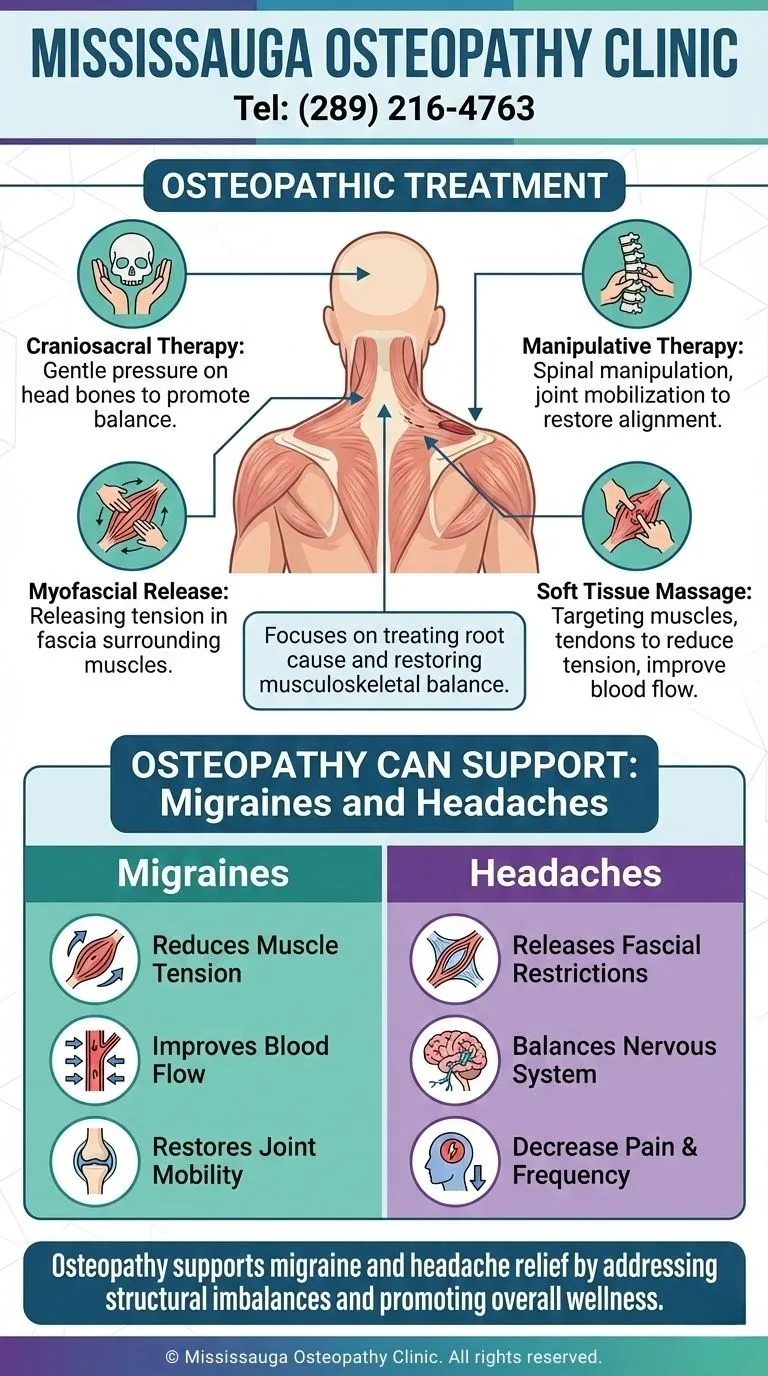 Osteopathic Treatment for Migraines and Headaches Infographic Mississauga Osteopathy Clinic 1 Osteopathic Treatment for Migraines and Headaches - Infographic -Mississauga Osteopathy Clinic