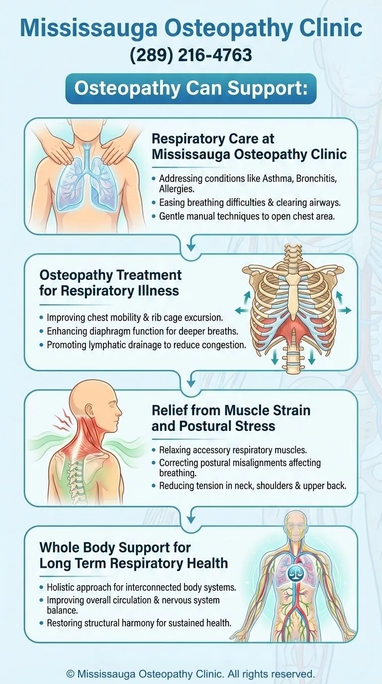 Respiratory Illness Infographic Mississauga Osteopathy Clinic Respiratory Illness - Infographic -Mississauga Osteopathy Clinic