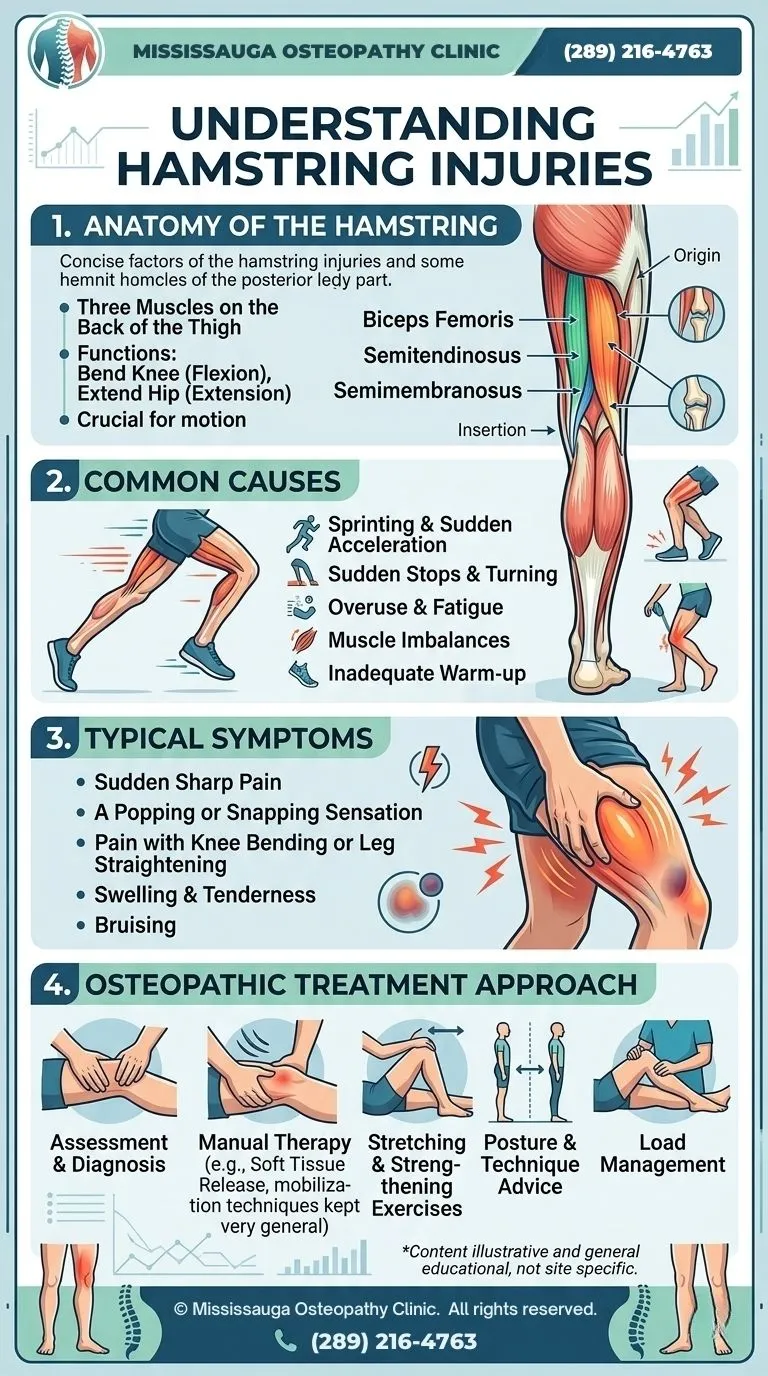 Hamstring Injuries Infographic Mississauga Osteopathy Clinic 2
