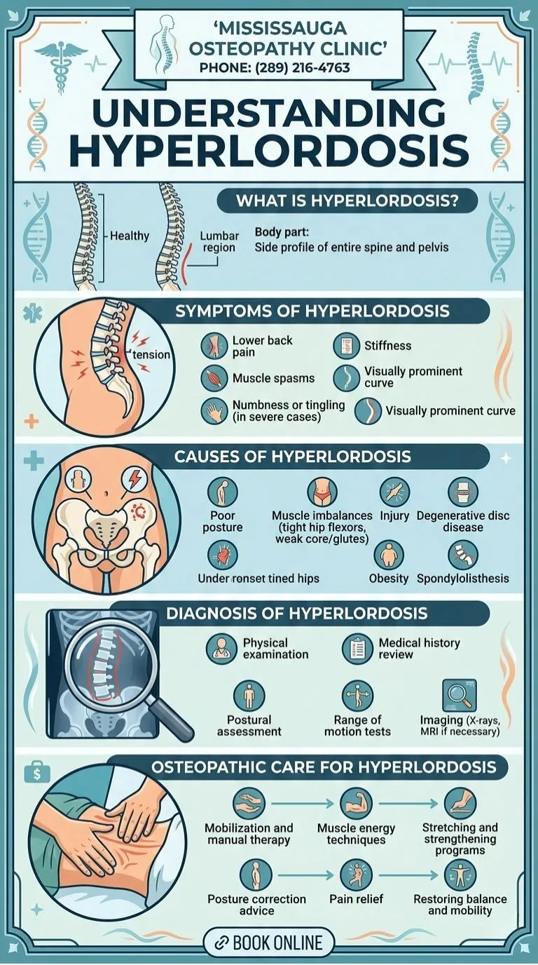 Hyperlordosis - Infographic - Mississauga Osteopathy Clinic