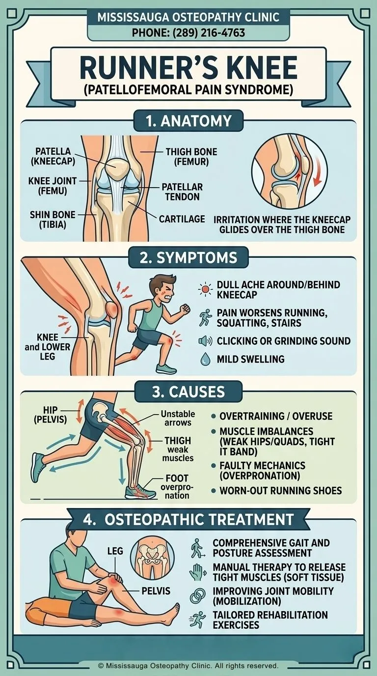Runners Knee - Infographic - Mississauga Osteopathy Clinic