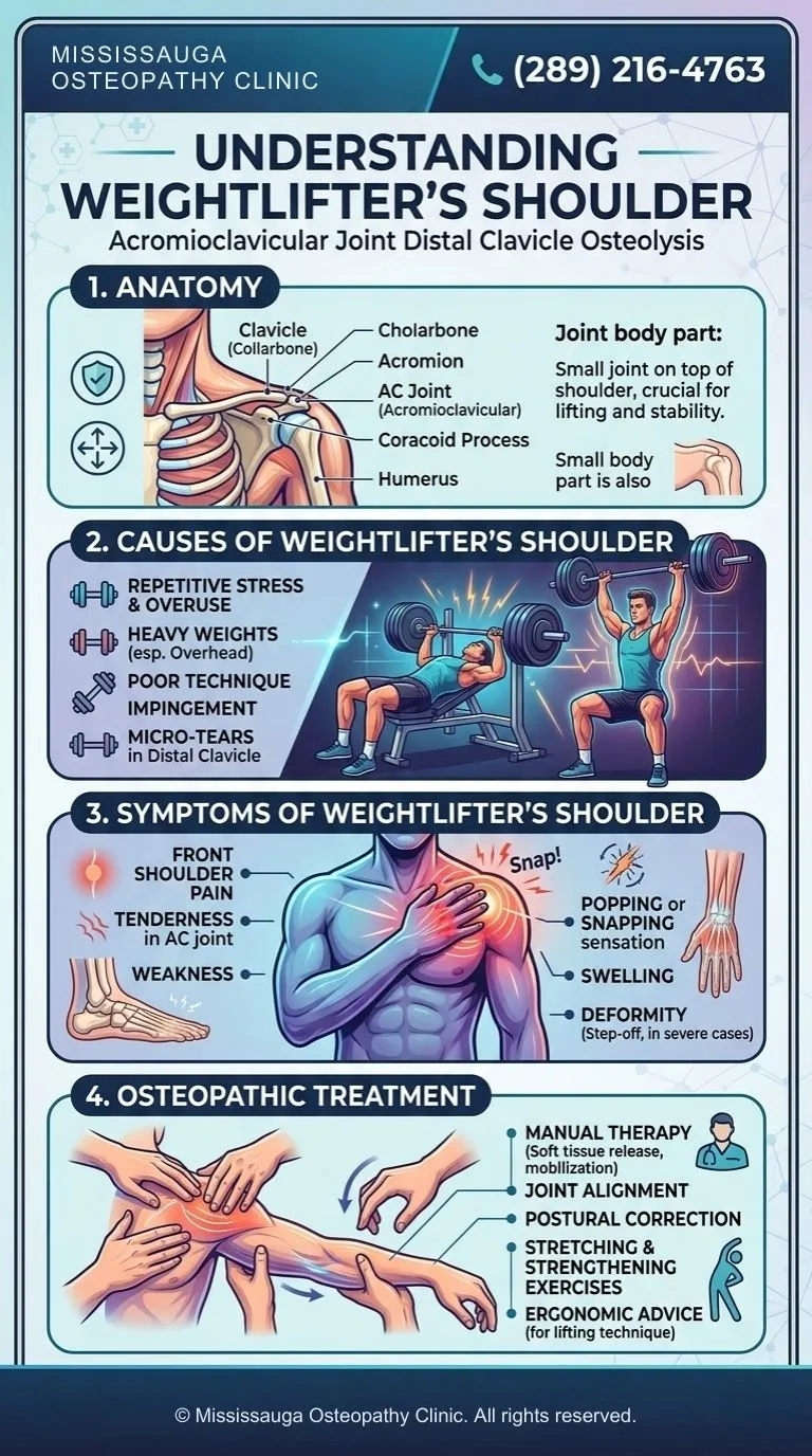 Weightlifter’s Shoulder - Infographic - Mississauga Osteopathy Clinic