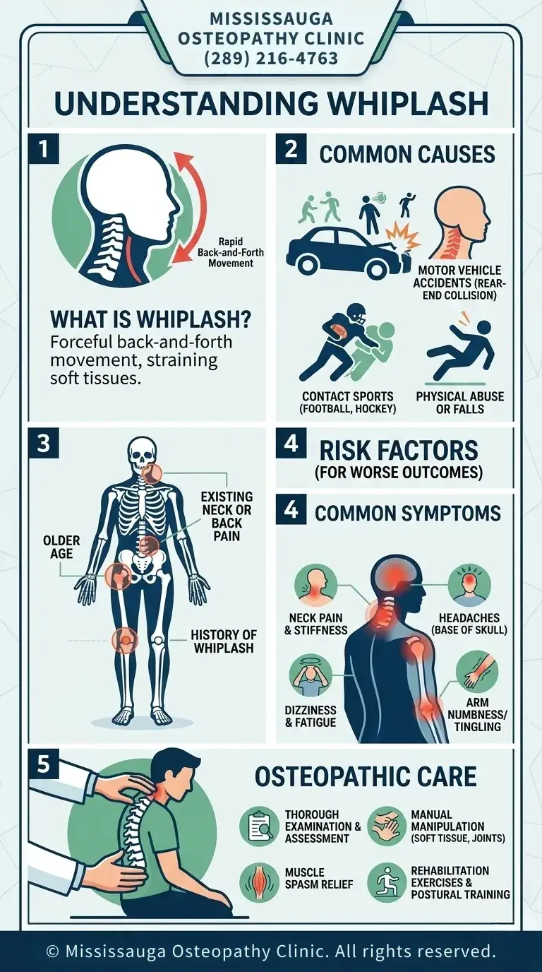 Whiplash - Infographic - Mississauga Osteopathy Clinic