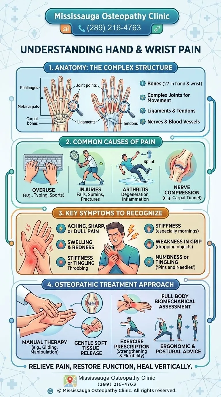 Hand and Wrist Pain Mississauga Osteopathy Clinic