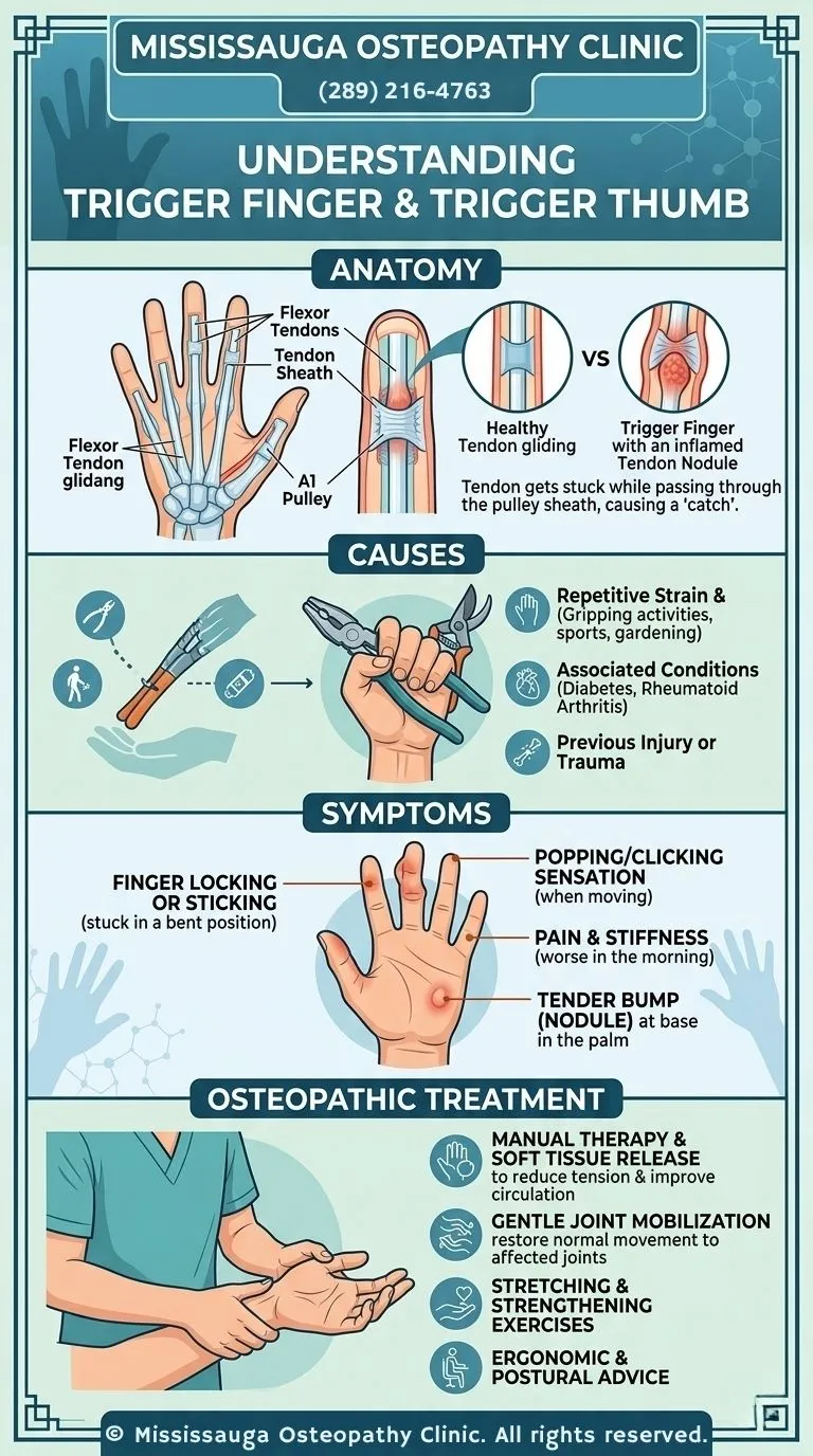 Trigger Finger and Trigger Thumb Mississauga Osteopathy Clinic